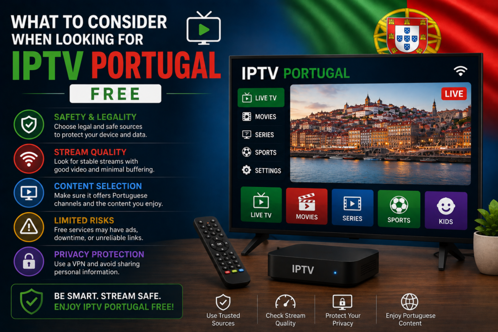 IPTV Portugal free considerations