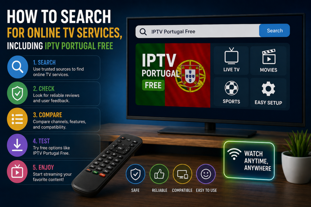 Search IPTV Portugal Services