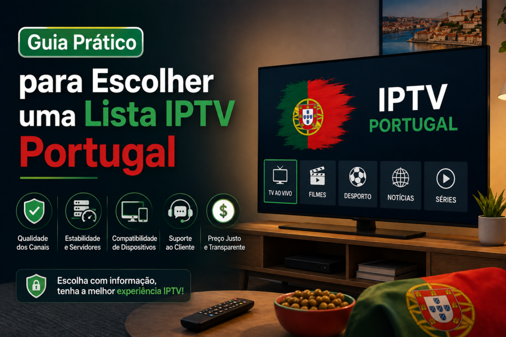 escolher lista IPTV Portugal