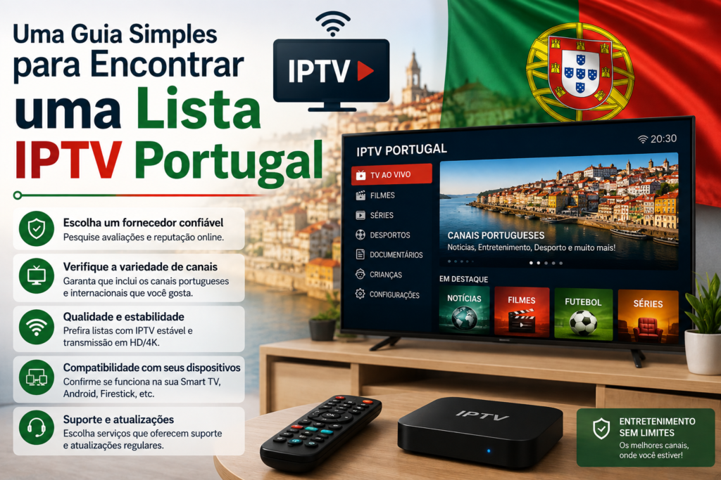 encontrar lista IPTV Portugal