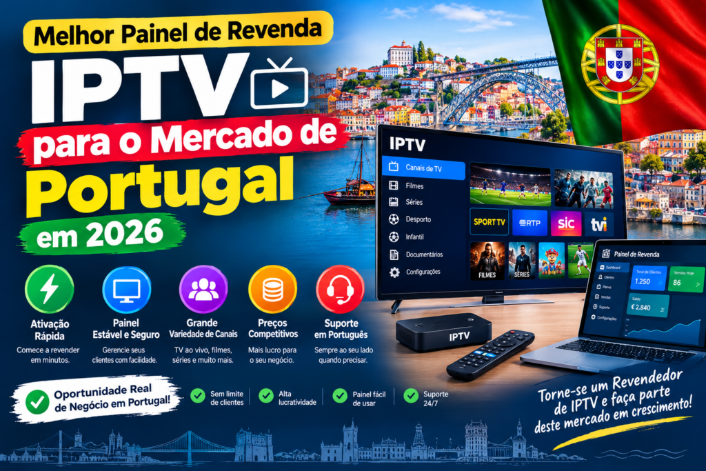 Painel Revenda IPTV Portugal